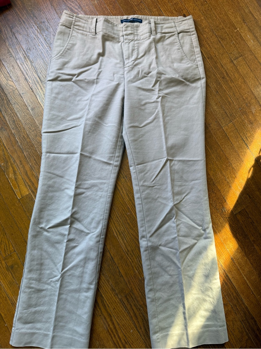 GAP Women's Straight Leg Pants - Light Khaki
